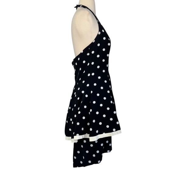 RAMPAGE Vintage Retro 50s 60s Pinup Girl Polka Dot Ruffled Tulle Mini Dress 11 - Picture 6 of 12